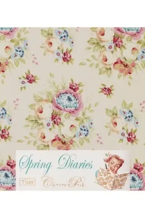 Reso Gratuito Tilda 110 Grden Flowers Dove White Spring Diaries
