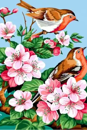 Offerta Del Giorno Canovaccio antico - Fiori di ciliegio - SEG de Paris