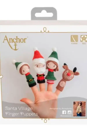 Kit All'Uncinetto - Marionette di Natale - Anchor Subito Disponibile