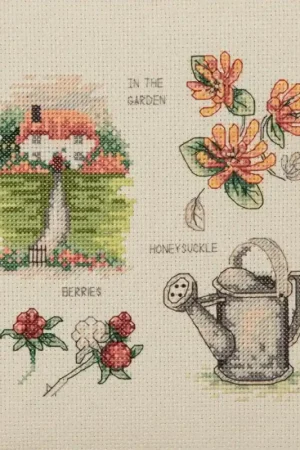 Kit Punto Croce Honeysuckle Cottage - Anchor Prezzo Ridotto