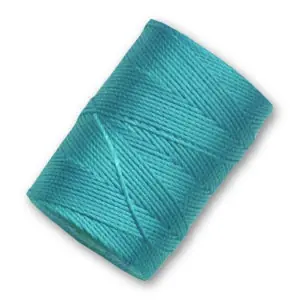 Spedizione Gratuita Fil C-LON Beading Cord 0,50 mm Aqua x84m