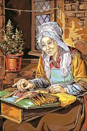 Canovaccio antico - La ricamatrice - SEG de Paris Compra Oggi Stesso