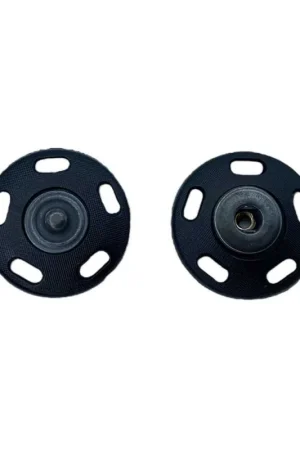 Bottone Automatico Pressione Plastica Acciaio Nero Cucibile 2 Cm Mis. 32 Solo Oggi