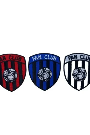 Consegna Rapida Applicazione Termoadesiva Ricamo Patch Marbet Scudetto Squadre Calcio 55x45 Mm