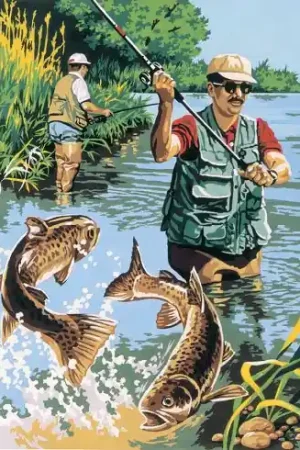 Canovaccio antico - Carniere di pesca - SEG de Paris Occasione