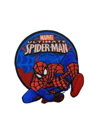 Patch Termoadesiva Ricamata Scritta – Supereroe in Azione Cartone Solo Oggi