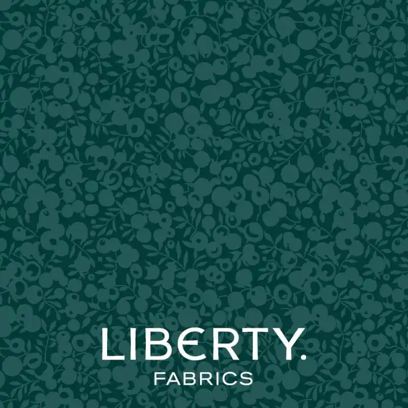 Acquista Ora Wiltshire Shadow Jade, tessuto verde giada tono su tono - Liberty Fabrics