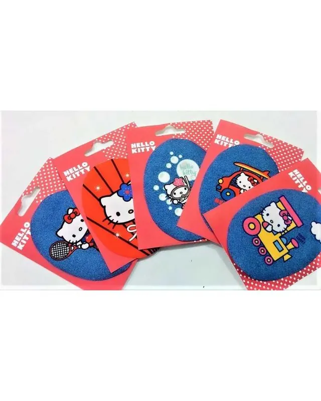 Scelto Dai Clienti Applicazione termoadesiva adesiva patch toppa ovale stampata jeans kitty 11x8 cm