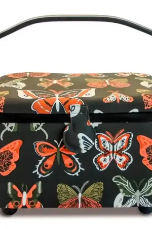 Offerta Lampo Scatola da Cucito Grande Butterfly - Prym