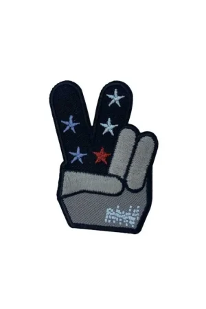 Applicazione Termoadesiva Adesiva Patch Marbet Ricamo Mano Vittoria Nero Grigio Stelle 65x45 Mm Compra Oggi Stesso