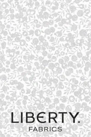Affare Wiltshire Shadow Silver, Tessuto Argento tono su tono - Liberty Fabrics