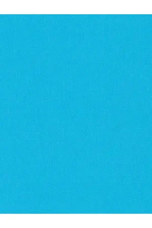 Reso Gratuito Kona Cotton Peacock, Tessuto Azzurro pavone Tinta Unita - Robert Kaufman