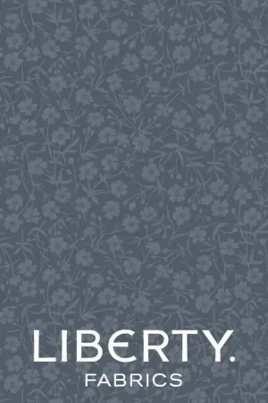 Offerta Limitata August Meadow Slate Grey, Tessuto Grigio-Blu Ardesia tono su tono - Liberty Fabrics