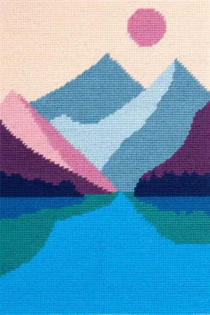 Canovaccio Penelope Stampato Lago - DMC Solo Oggi