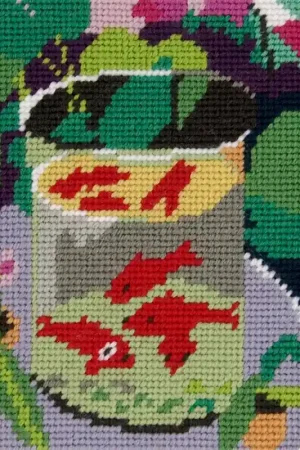 Soddisfatti O Rimborsati Canovaccio Penelope Stampato Le Poisson Rouge - DMC