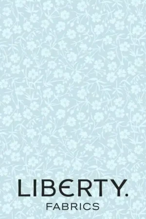 A Buon Prezzo August Meadow Sea Spray, Tessuto Azzurro Spruzzo Marino tono su tono - Liberty Fabrics