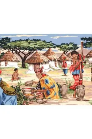 Prezzo Ridotto Canovaccio antico - Colori d'Africa - SEG de Paris