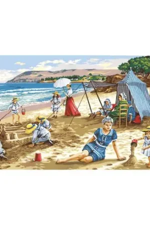 Ultime Pezzi Canovaccio antico - una giornata in spiaggia - SEG de Paris