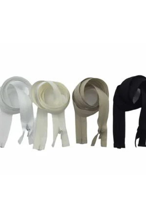 Prezzo Scontato Cerniera Lampo Chiusura Zip Fettuccia Tessuto Invisibile 1 Cursore Sganciabile Catena 3 Cm 80