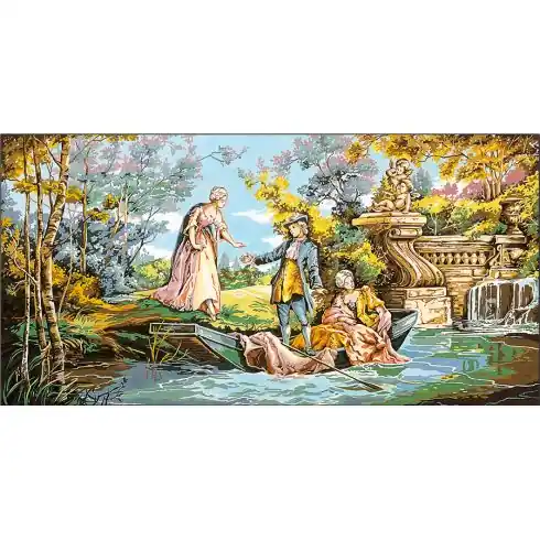 Ultimissimo Modello Canovaccio antico - La passeggiata galante - SEG de Paris