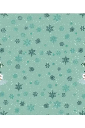 Più Venduto Tessuto Popeline Katia - Xmas Landscape