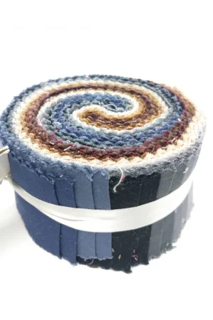 Promozione Esclusiva Rotolo con 30 Strisce di Tessuti Solidi, Colori Country