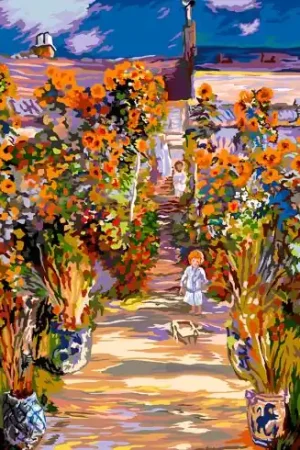 Offerta Limitata Canovaccio antico - Il giardino di Monet a Vetheuil - SEG de Paris