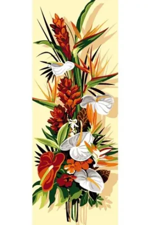 Affare Canovaccio antico - Fiori esotici - SEG de Paris