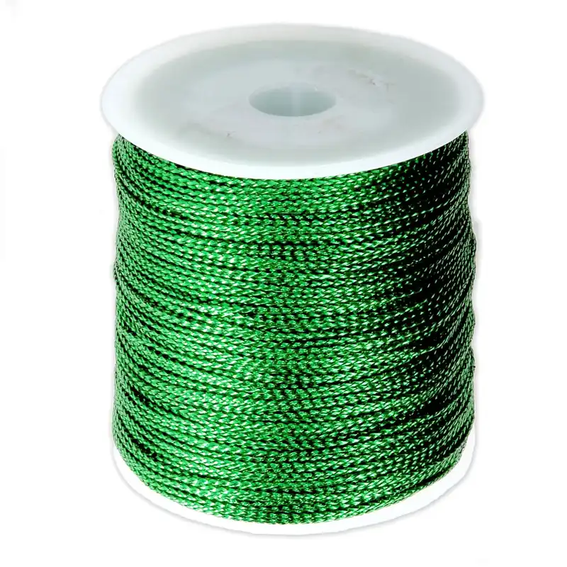 Offerta Limitata Bobine de fil polyester métallisé 1 mm Vert x 100 m