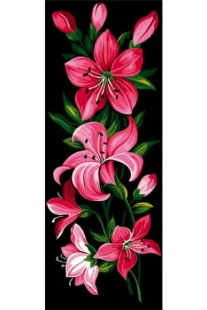 Offerta Limitata Canovaccio antico - Giglio rosa - SEG de Paris