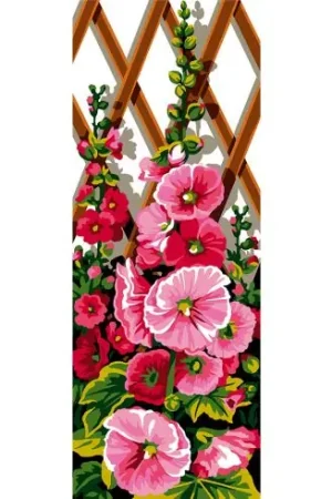 Nuova Collezione Canovaccio antico - Rose malvone - SEG de Paris