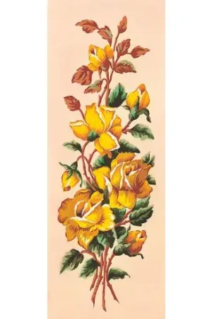 Saldi Canovaccio antico - Rose gialle - SEG de Paris