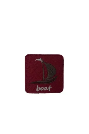 Applicazione Termoadesiva Ricamo Patch Barca Vela Boat Bordeaux 45 Mm Compra Adesso