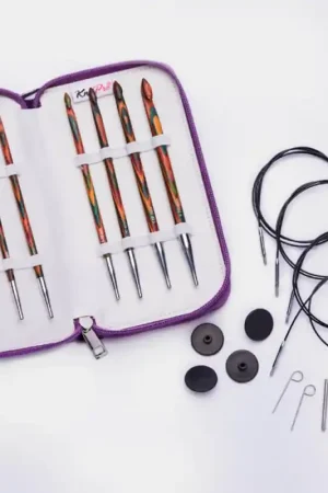 Spedito Oggi Set di Uncinetti Tunisini Intercambiabili Symfonie - KnitPro