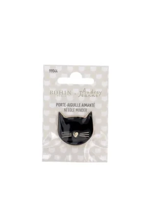 Scelto Dai Clienti Bohin- Porta Ago Spilla Magnetica  - Needle minder - Gatto Nero