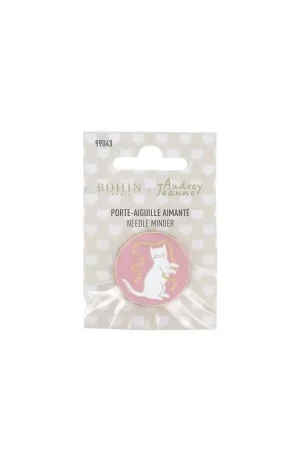 Bohin- Porta Ago Spilla Magnetica  - Needle minder - Gatto con nastro Offerta