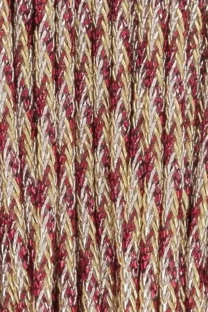 Prezzo Conveniente Fil nylon tressé métallisé 0.85 mm - Premium - Doré - Rouge - Argenté x10m