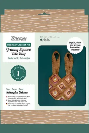 Kit all'Uncinetto Tote Bag Granny Square - Scheepjes Promozione