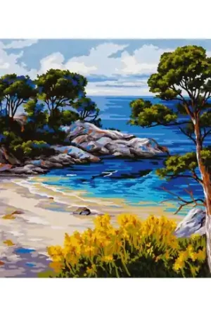 Canovaccio antico - Paesaggio marino - Collection d'Art Ultima Occasione