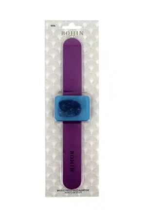 Bohin, Bracciale Puntaspilli Magnetico da Polso, Viola Prezzo Scontato