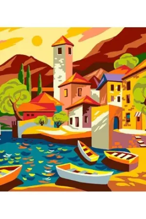 Quantità Limitata Canovaccio antico - Il piccolo porto - Collection d'Art