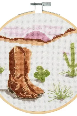 Kit Punto Croce - Stivali - DMC A Buon Prezzo