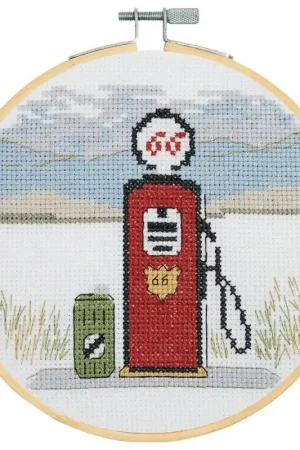 Kit Punto Croce - Stazione di Servizio - DMC Ultime Pezzi