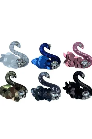 Applicazione Cigno Termoadesiva Patch Ricamo Paillettes Strass Pietre 7x6 Cm Acquista Ora