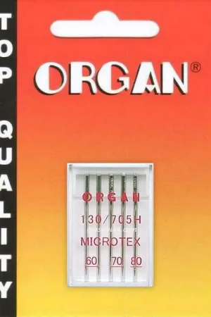 5 Aghi da Cucire Microtex 60-80 per Macchina da Cucire - Top Quality Combi, Organ Needles Offerta Lampo