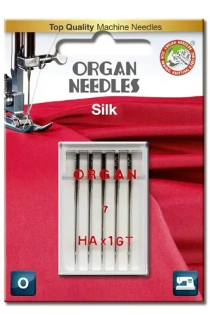 Spedizione Espresso Aghi Silk da 55 per Macchina da Cucire, Confezione da 5 Aghi