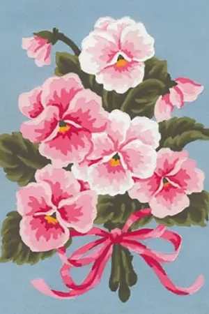 Canovaccio antico - Mazzo viole del pensiero - Collection d'Art Compra Online