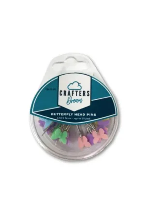 Scatola 50 pezzi Spilli a Farfalla - Crafters Dream Prezzo Scontato