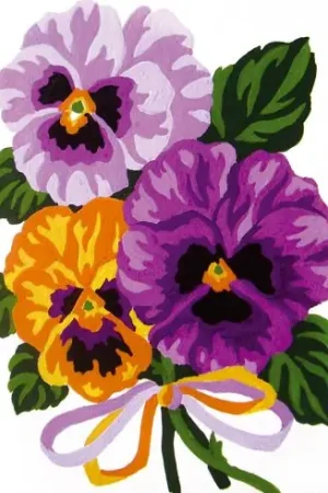 Canovaccio antico - Mazzo viole del pensiero - Collection d'Art Occasione