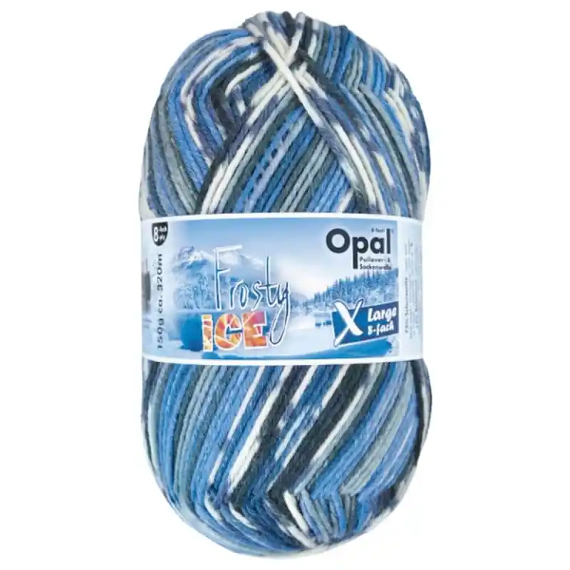 Opal XLarge Frosty Ice 8-ply Nuovo Arrivo